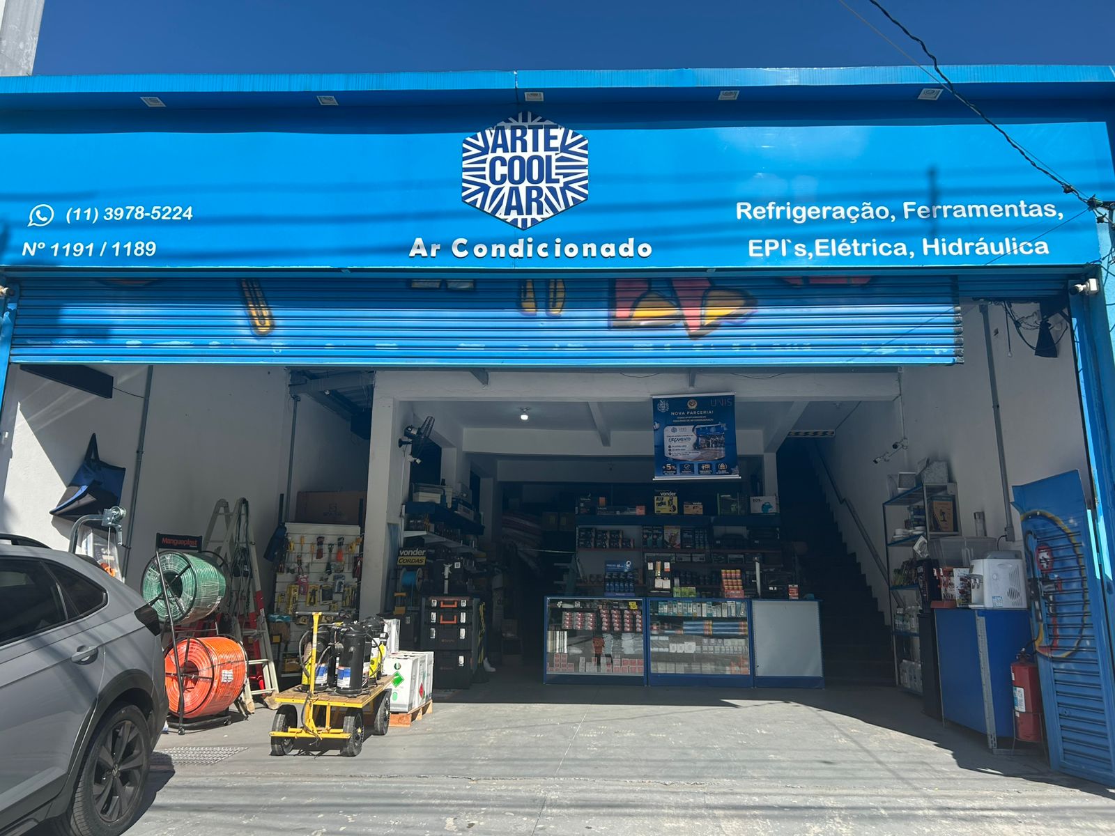 Fachada da Artecool Refrigeração